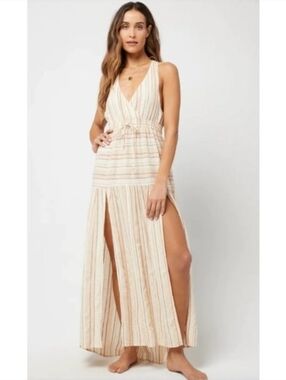 L*Space Emma Coverup Midi Dress in Sunsoaked Stripe